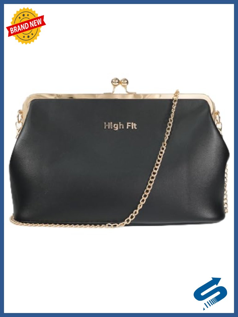 Medium Crossbody Bag Pu Leather Messenger Tote Vintage Kiss Lock Top Handle
